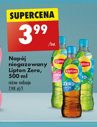 Herbata mrożona mango zero Lipton green ice tea Lipton ice tea promocja w Biedronka