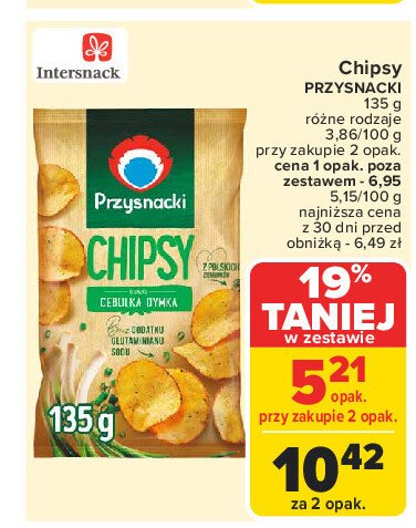 Chipsy cebulka dymka Przysnacki promocja