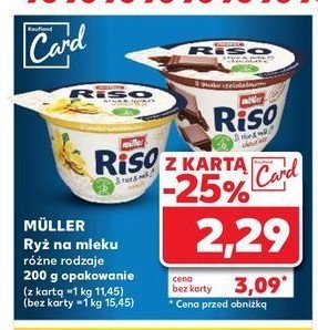 Deser czekoladowy Muller riso promocja