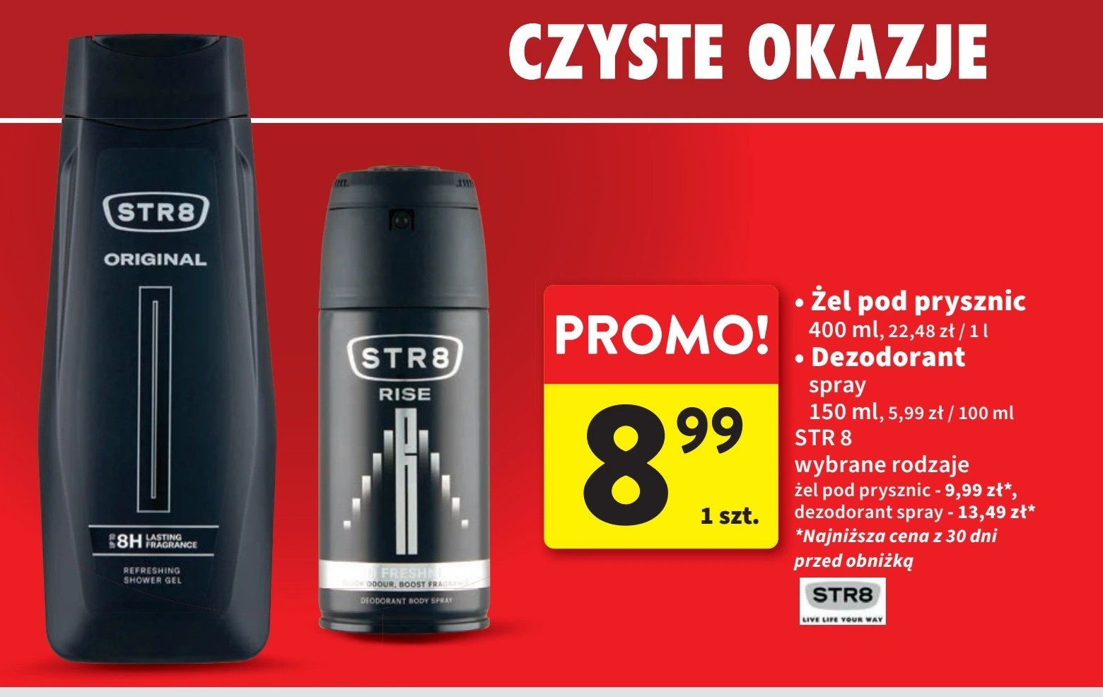 Żel pod prysznic Str8 original promocja