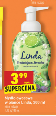 Mydło w piance orzeźwiająca limonka Linda promocja