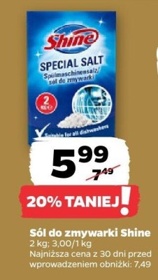 Sól do zmywarki promocja w Netto