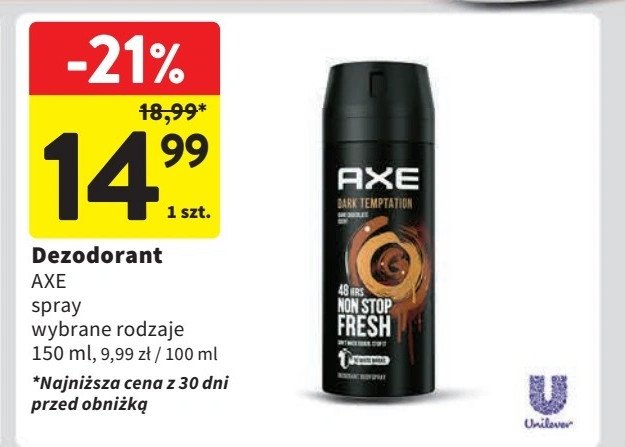 Dezodorant Axe promocja