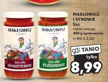 Sos amatriciana Mak艂owicz i synowie promocja