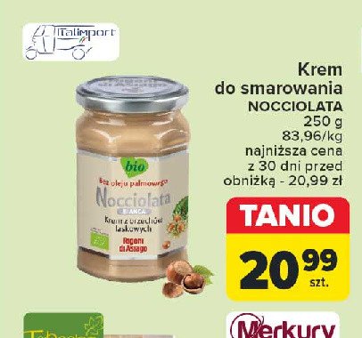 Krem nocciolata Rigoni di asiago promocja w Carrefour