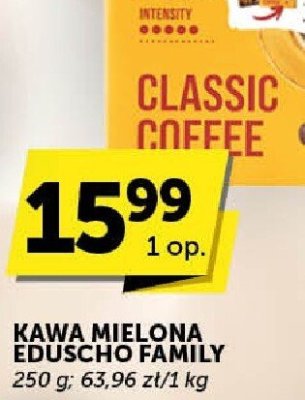 Kawa mielona Eduscho Family Classic Coffee promocja w Euro Sklep