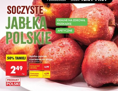 Jabłko promocja w Biedronka
