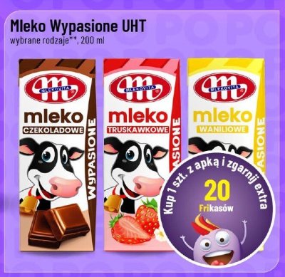 Mleko Wypasione UHT czekoladowe, truskawkowe, waniliowe promocja w POLOmarket