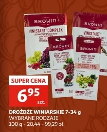 Drożdże do wina białego Browin promocja