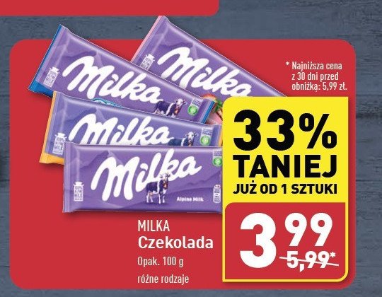 Czekolada toffee creme Milka promocja