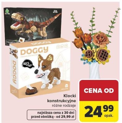 Klocki konstrukcyjne różne rodzaje Carrefour promocja