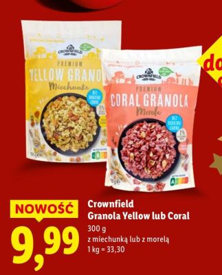 Granola Yellow z miechunką promocja w Lidl