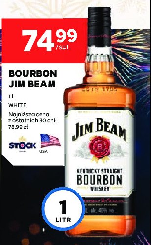 Bourbon Jim beam bourbon promocja w Stokrotka