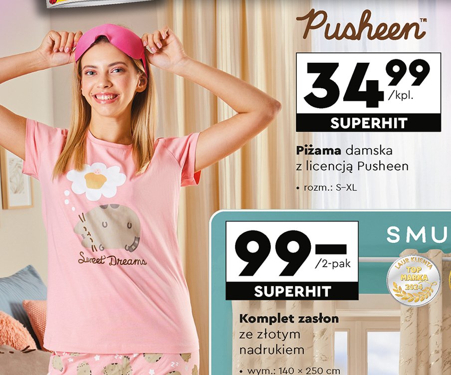 Piżama damska pusheen s-xl promocja