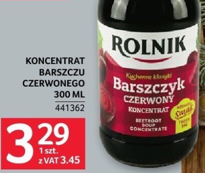 Koncentrat barszczu czerwonego Rolnik 300ml promocja w Selgros