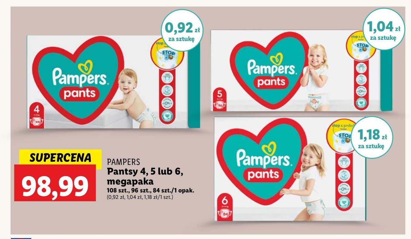 Pieluchomajtki 5 junior Pampers promocja