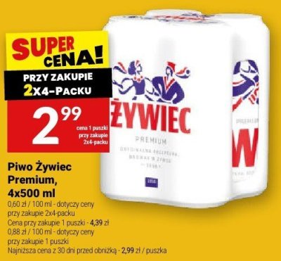 Piwo Żywiec Premium promocja w Twój Market