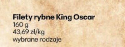 Filety rybne King Oscar w makreli wybrane rodzaje promocja w Delikatesy Centrum
