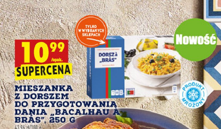 Mieszanka z dorszem do przygotowania bacalhau a bras promocja