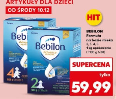 Formuła na bazie mleka Advance 2, 3, 4, 5  promocja w Kaufland