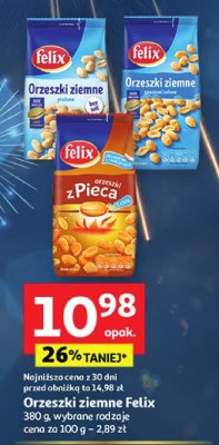Orzeszki ziemne Felix promocja w Auchan