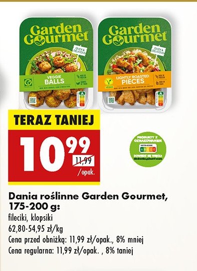 Klopsiki warzywne Garden gourmet promocja