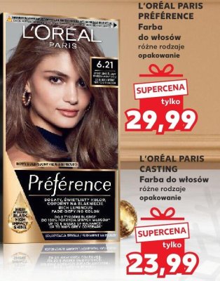 Farba do włosów PRÉFÉRENCE promocja w Kaufland