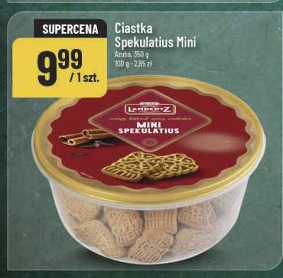 Ciastka Spekulatius Mini Lambertz promocja w POLOmarket