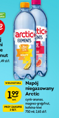 Woda energy Arctic plus elements promocja