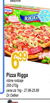 Pizza z szynką Dr. oetker rigga promocja