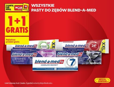 Pasta do zębów Blend-a-med promocja w Biedronka