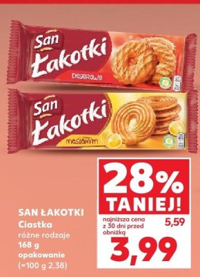 Ciastka Łakotki różne rodzaje promocja w Kaufland