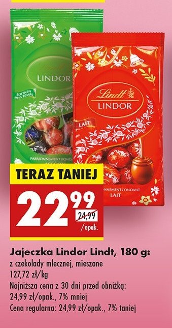 Bombonierka assorti Lindt lindor promocja