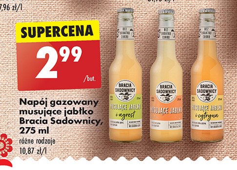 Napój musujące jabłko Bracia sadownicy promocja