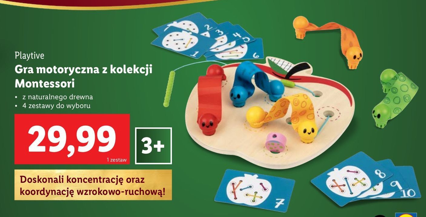 Zabawka motoryczna montessori Playtive promocja