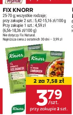 Do potraw chi艅skich Knorr fix promocja