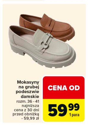 Mokasyny damskie rozm. 36-41 promocja w Carrefour