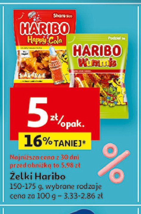 Żelki Haribo wummis promocja w Auchan