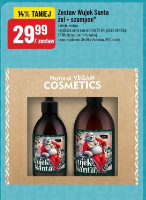 Zestaw Wujek Santa żel + szampon promocja w POLOmarket