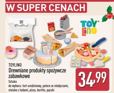 Zabawka drewniane produkty spożywcze zabawkowe  promocja w Aldi
