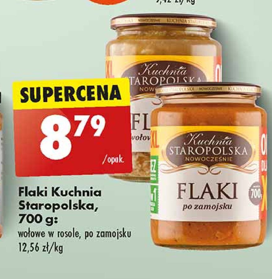 Flaki wołowe w rosole Kuchnia staropolska promocja w Biedronka