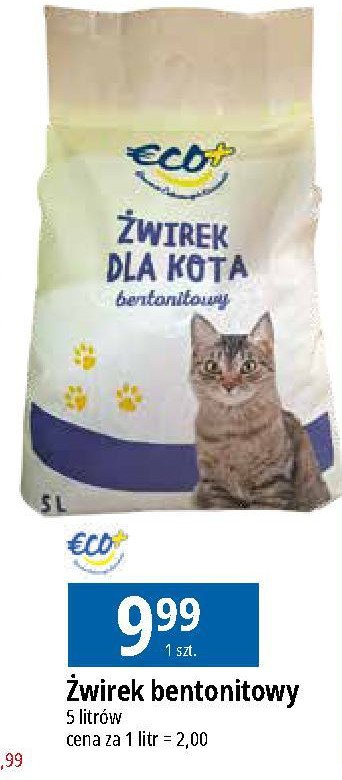 Żwirek dla kota Eco+ promocja