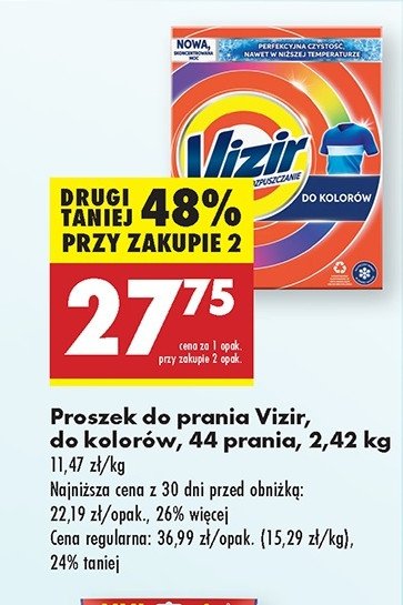 Proszek do prania kolorów Vizir promocja