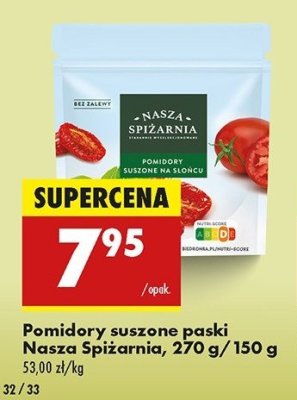 Pomidory suszone na słońcu Nasza spiżarnia promocja