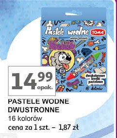 Pastele wodne Toma (piśmieniczy) promocja w Auchan