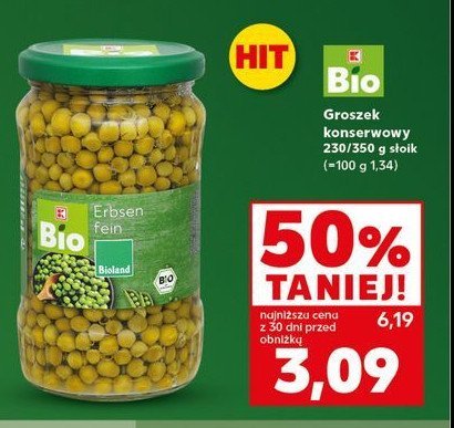 Groszek konserwowy K-classic bio promocja