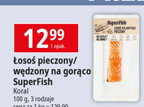 Łosoś norweski wędzony na gorąco Superfish promocja