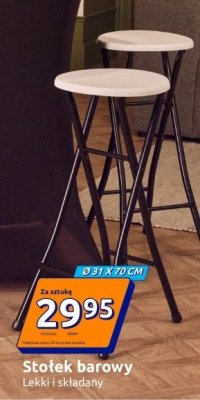 Stołek barowy promocja w Action