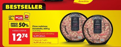 Pizza rodzinna Donatello promocja w Biedronka