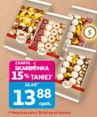 Praliny Vobro Passion: Cherry, Cherry sparkling wine, Hazelnut lub Marzipan luzem lub w opakowaniu 1 kg promocja w Auchan